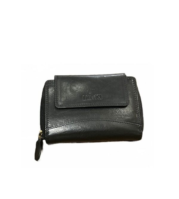 Medium Leather Wallet I Medici 64/07 Black