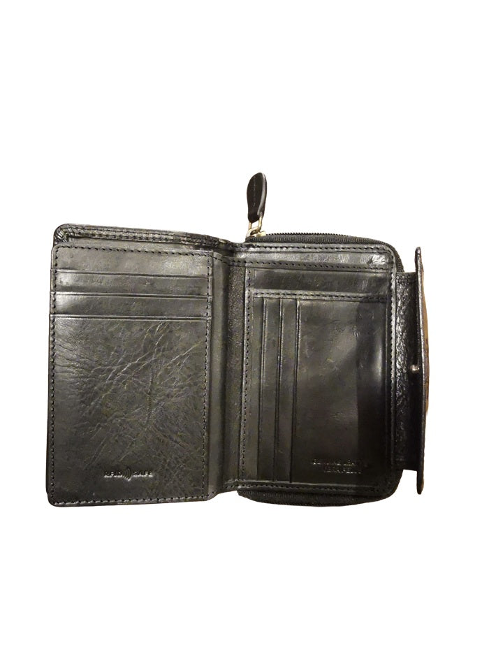 Medium Leather Wallet I Medici 64/07 Black