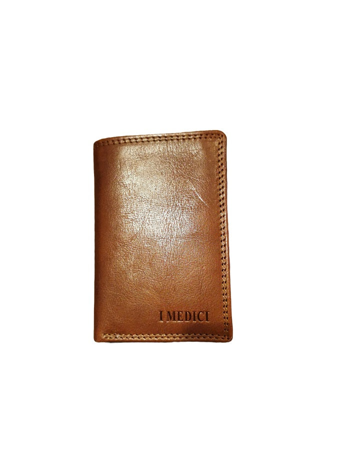 Portafoglio piccolo in pelle I Medici 64/028 Marrone