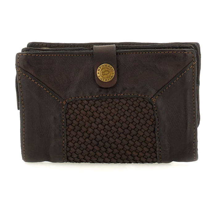 Leather Wallet Pisa-Ornella Campomaggi C002050ND X2986 Dark brown