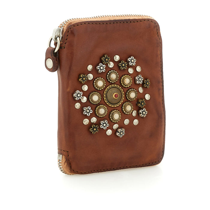 Portafoglio Tosca Bella di Notte in pelle Campomaggi C002060ND X3037 Cognac