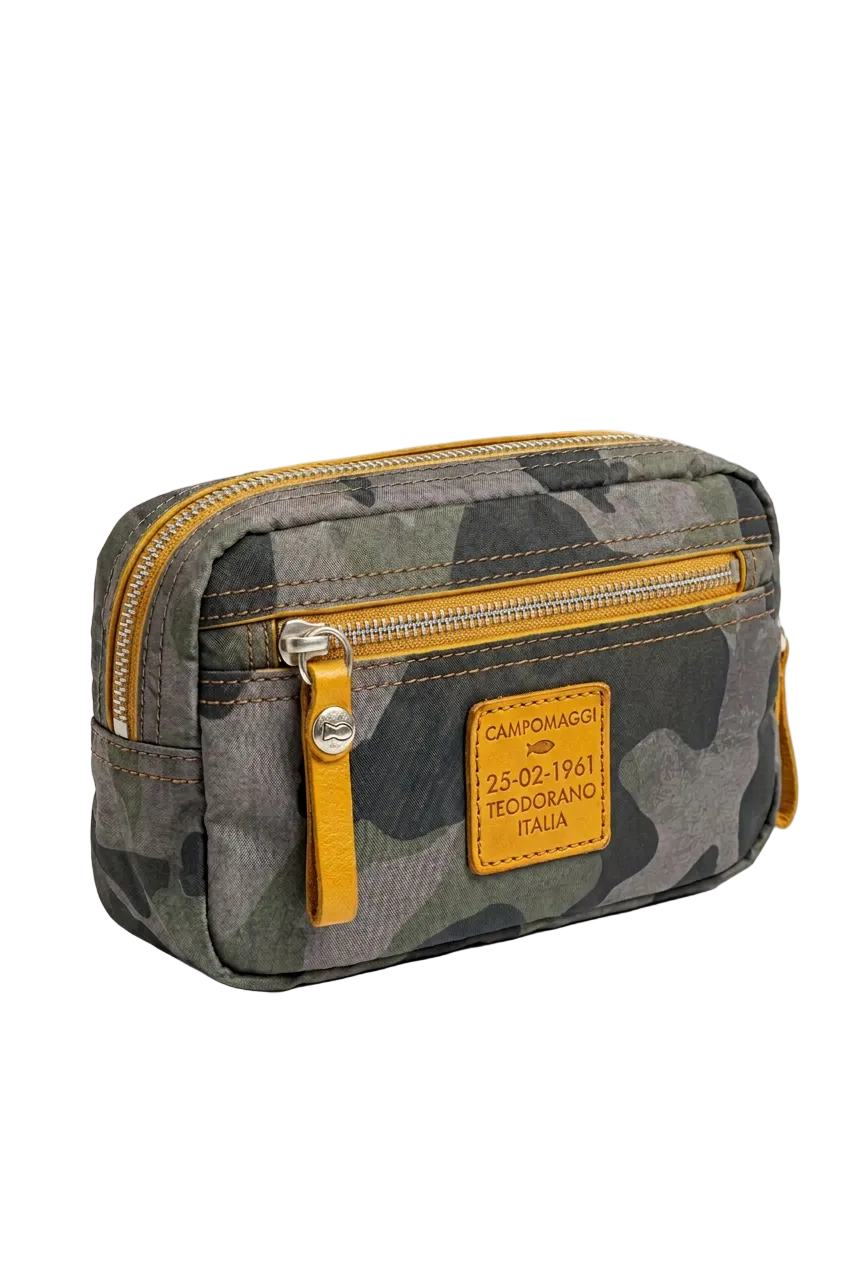 Beauty tessuto Vela CAMOUFLAGE Campomaggi C041710ND X2632 giallo