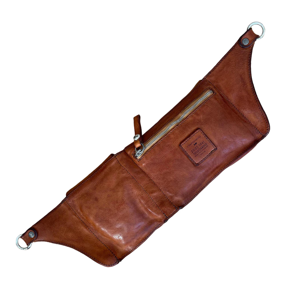 Marsupio Arenite in pelle Campomaggi C039250ND X2298 cognac