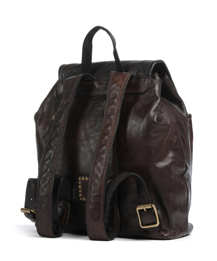 Zaino AZALEA in pelle Campomaggi  C046030ND X0001 moro