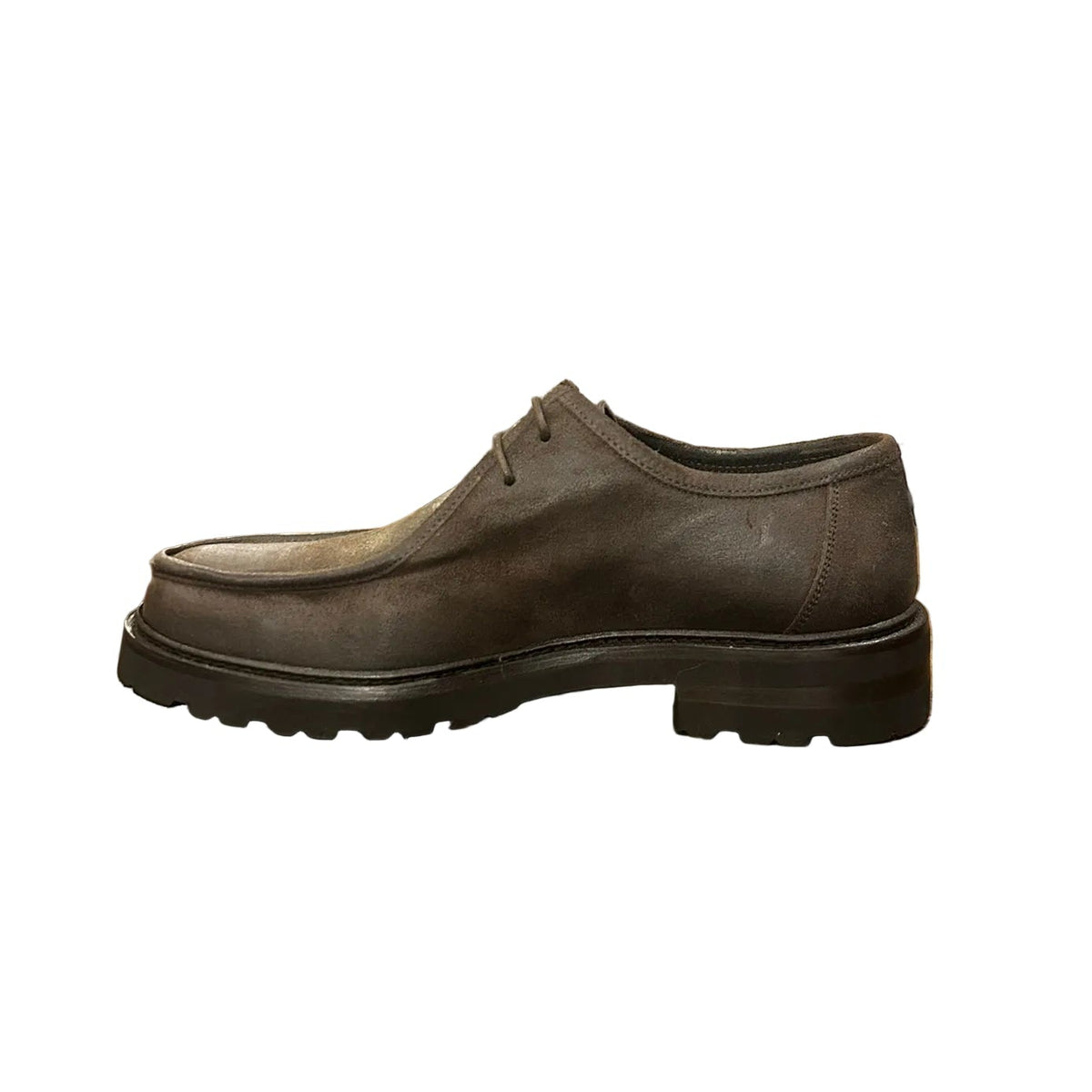 Scarpa uomo in pelle Pelletteria Allegrini Filippo PECCO testa di moro - Pelletteria Allegrini