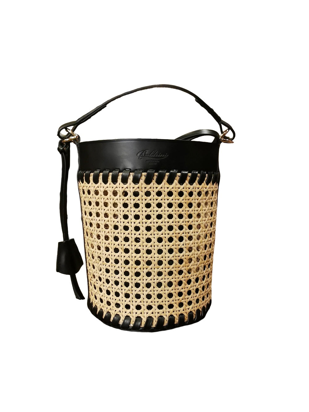 Secchiello di Rafia Vienna Boldrini 05367 nero