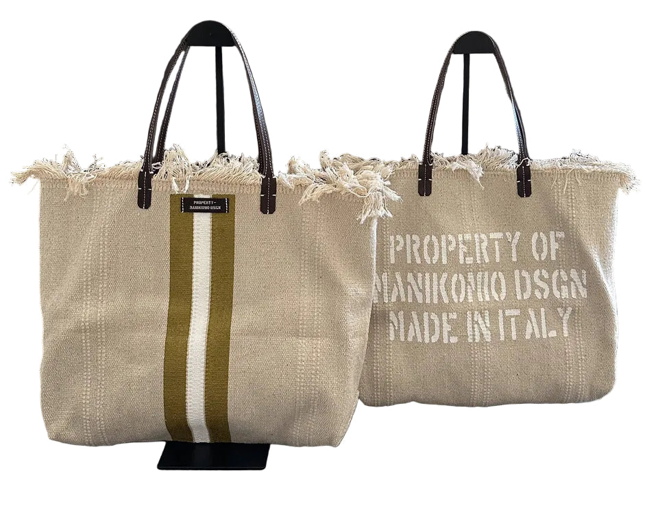 Shopper in cotone Manikomio SHPCS Gold