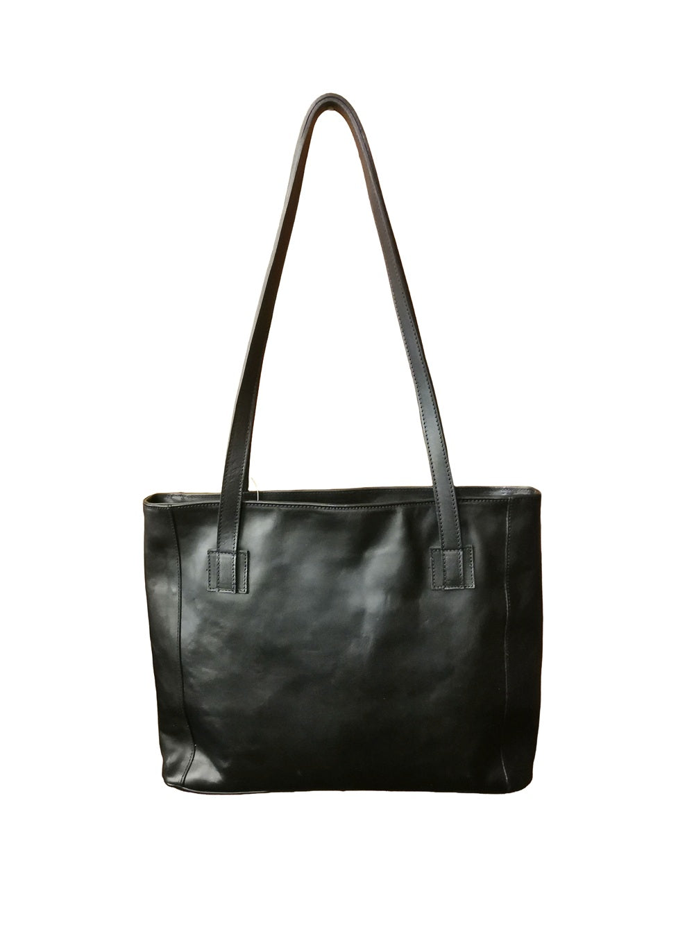 Borsa shopper, interamente realizzata in pelle dell'azienda I Medici. Made in Italy