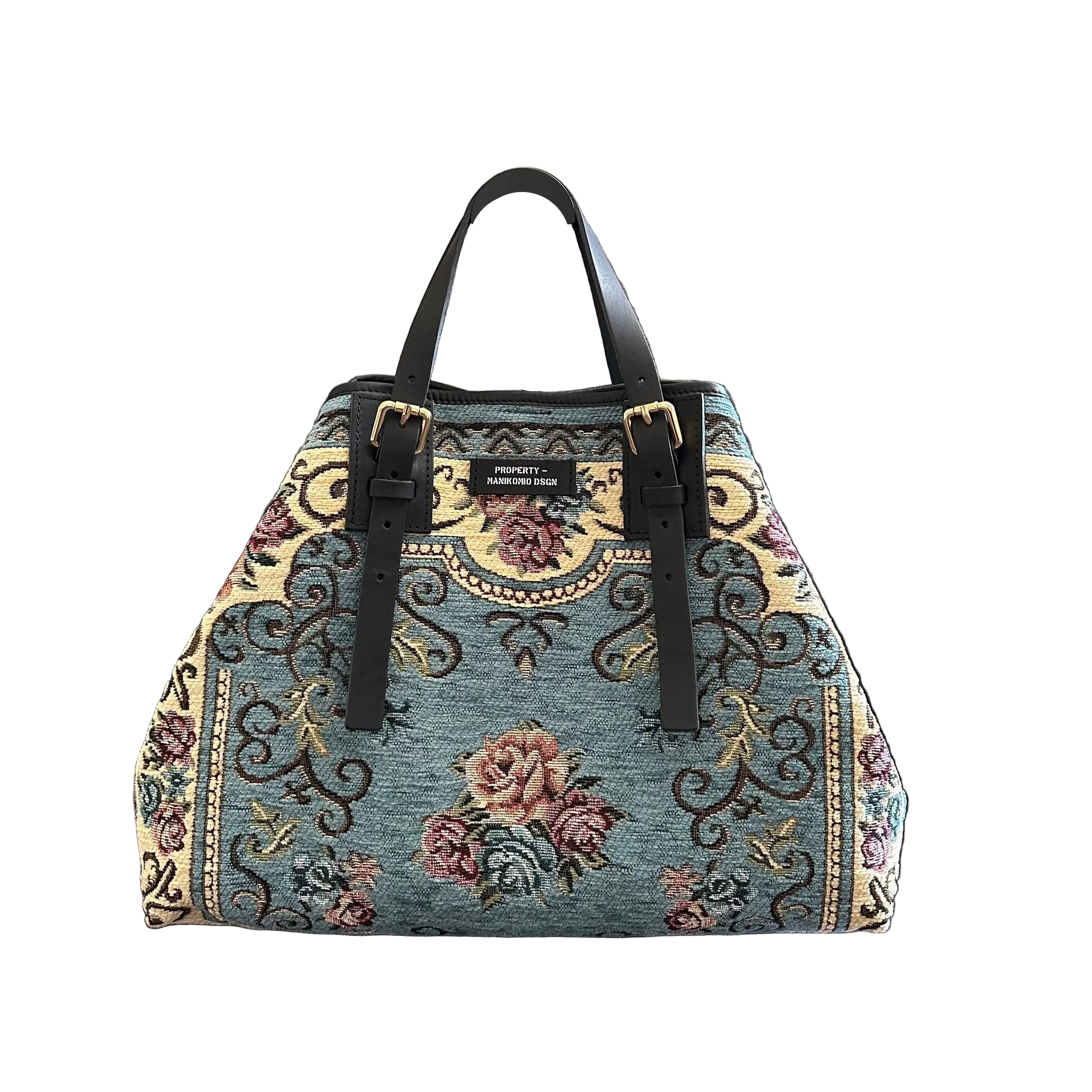 Shopping bag MANIKOMIO DESIGN 2 PROJECT "RUG" Light blue