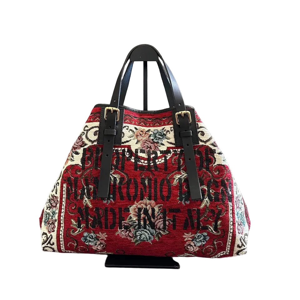 Shopping bag MANIKOMIO DESIGN 2 PROJECT "RUG" Rosso