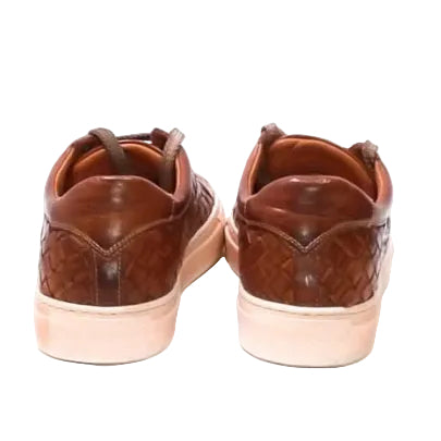 Sneakers intrecciata donna Pelletteria Allegrini Filippo D631 Coker - Pelletteria Allegrini
