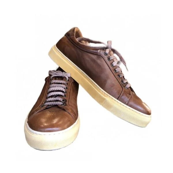 Sneakers uomo in pelle Pelletteria Allegrini Filippo 8073 Cerro