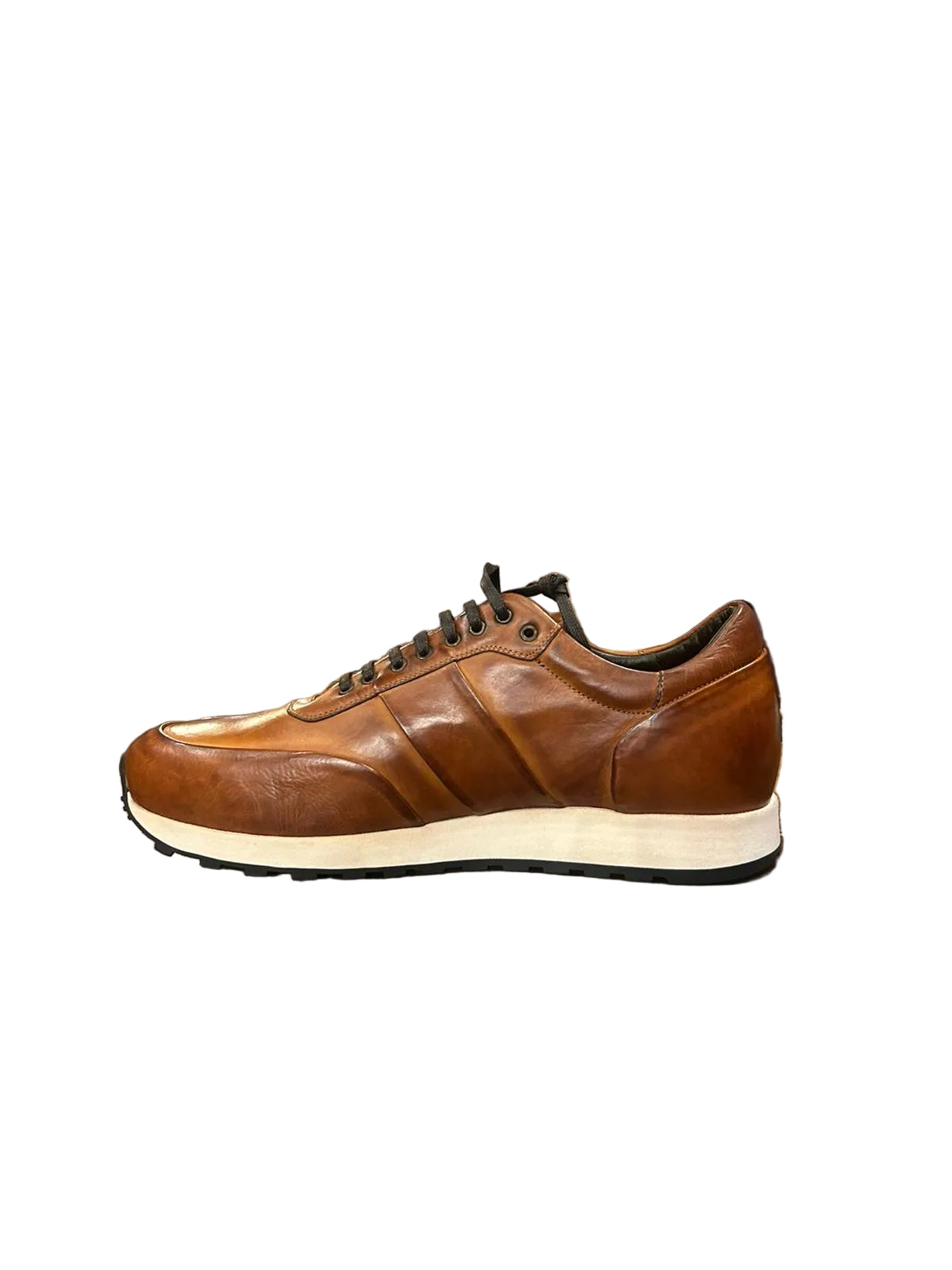 Men's leather sneakers Pelletteria Allegrini Filippo COLLE cuoio