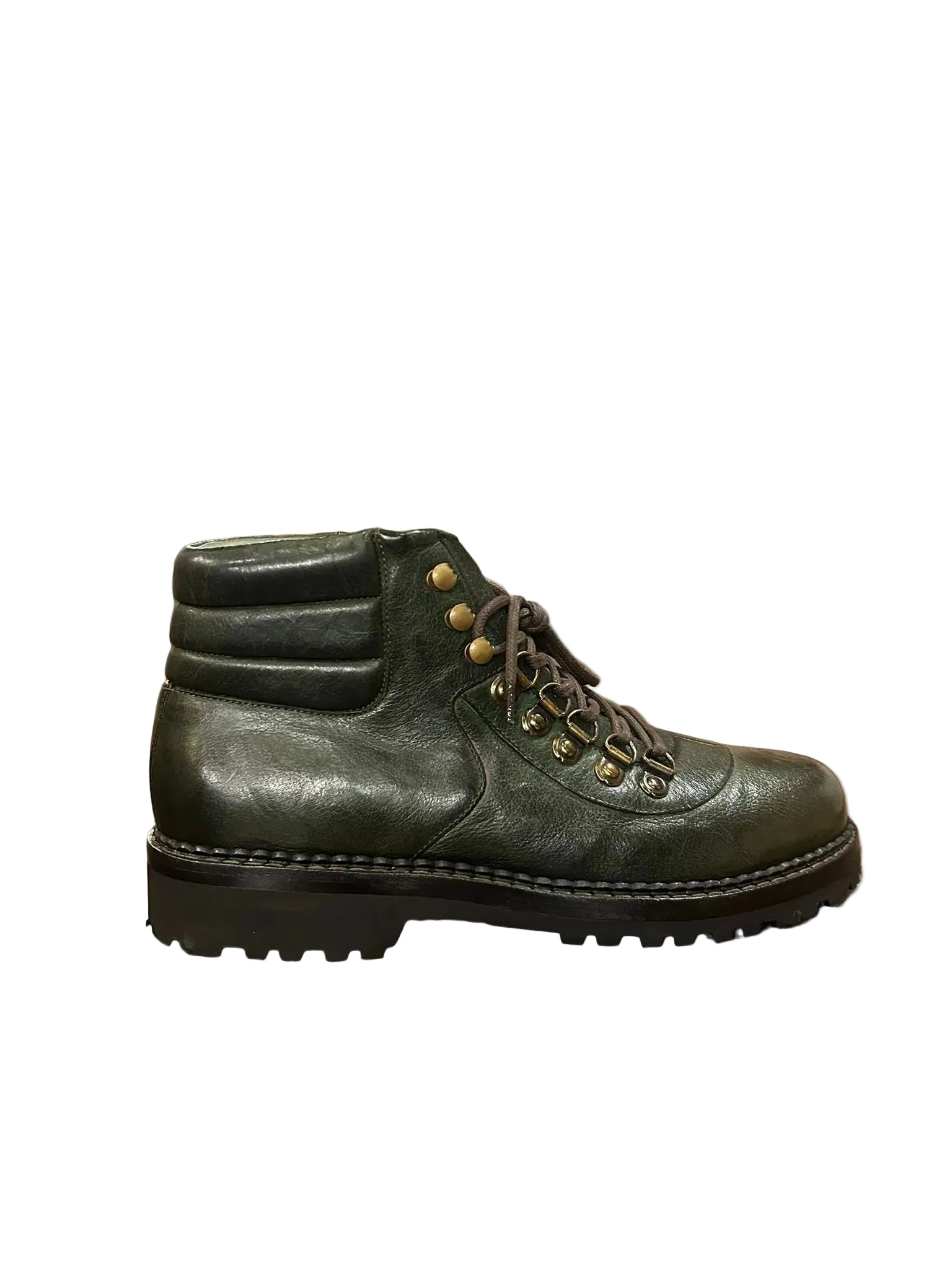 Stivaletti polacchi uomo in pelle Pelletteria Allegrini Filippo 4850 bosco