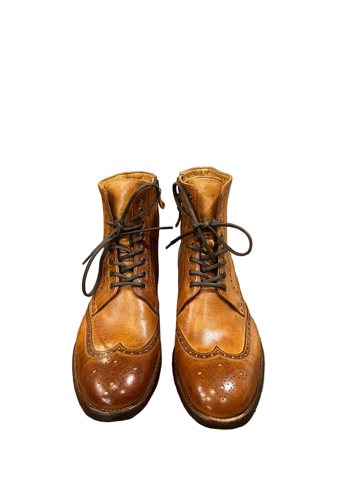 Stivaletto da uomo in pelle Pelletteria Allegrini Filippo 5295 Cuoio