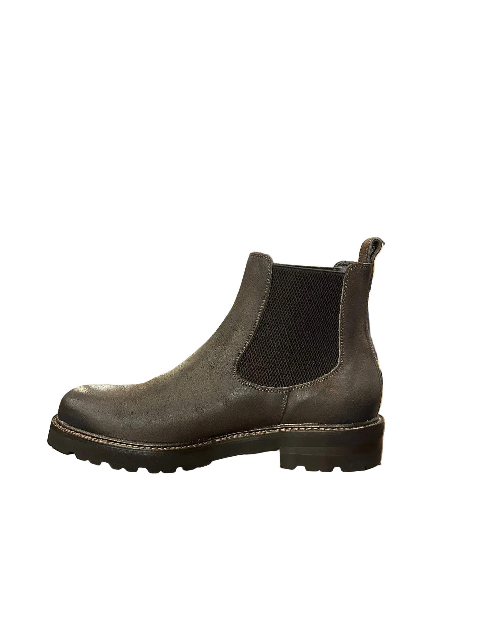 Stivaletto uomo in pelle Pelletteria Allegrini Filippo ANGIUS Testa di moro