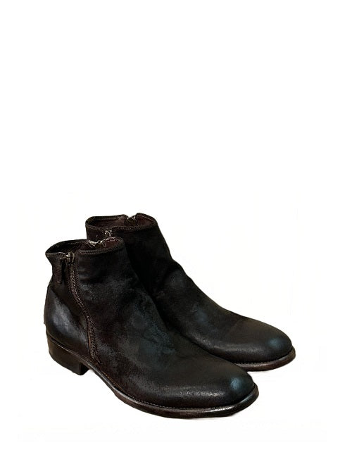 Men's leather boots Pelletteria Allegrini Filippo 5232 ebano