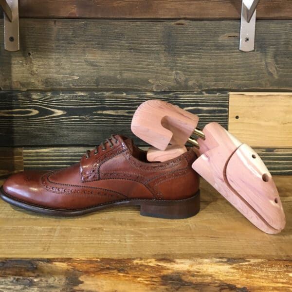 Shoe trees in cedar wood