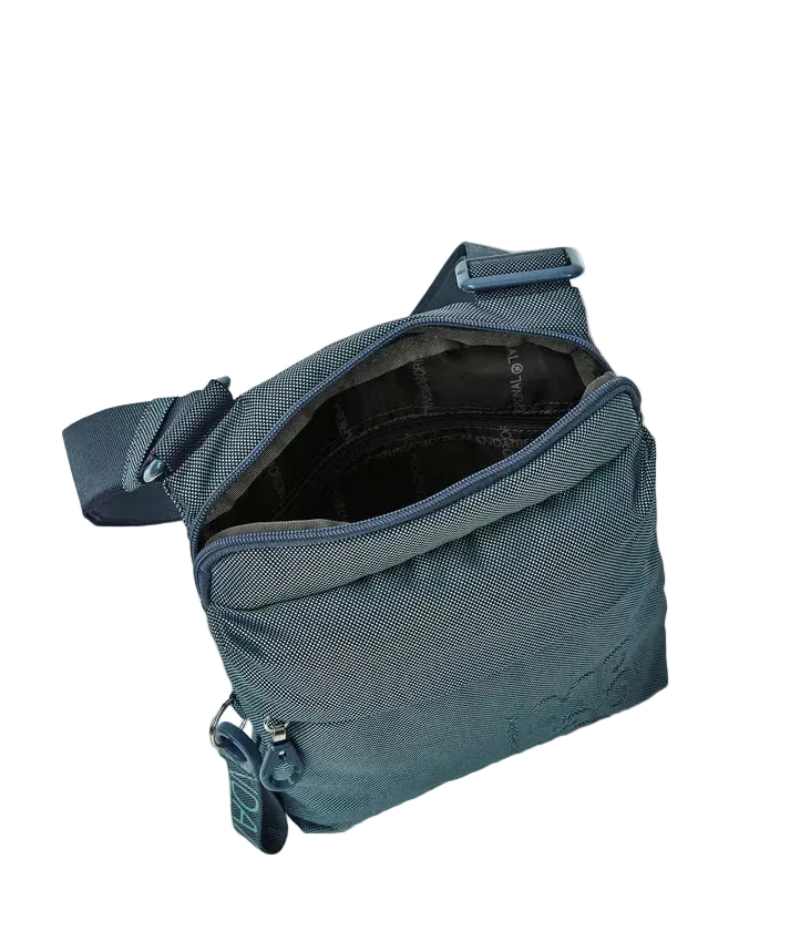 Tracolla in tessuto MD20 Mandarina Duck P10QMT04 Blue wing