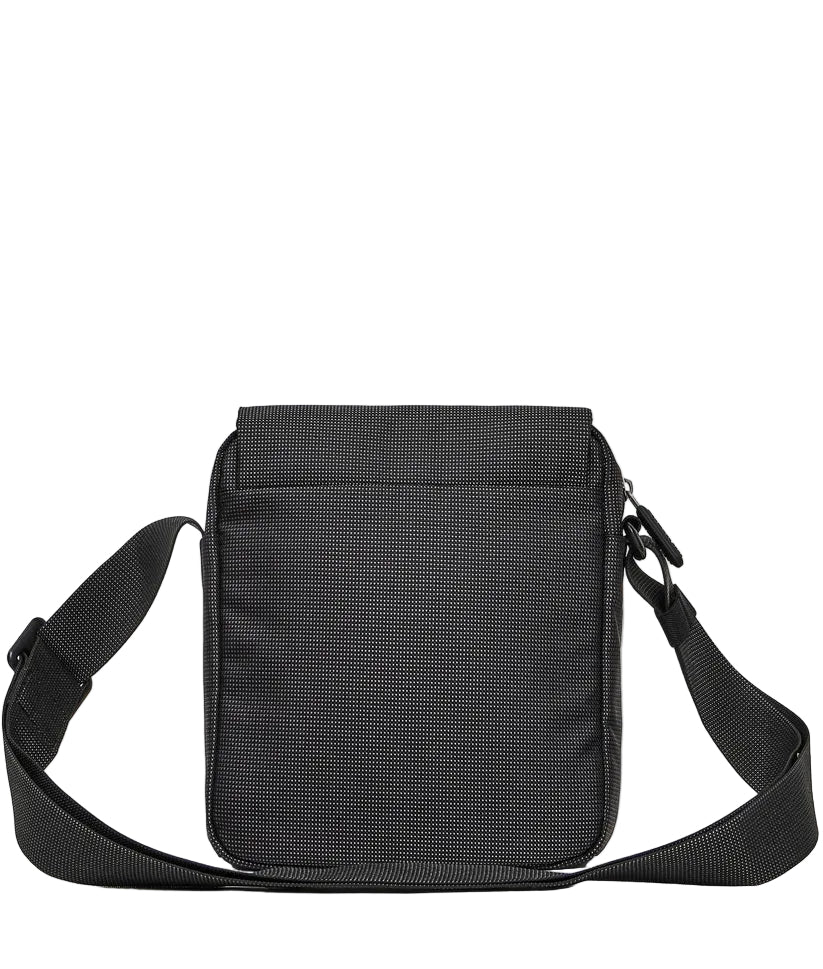 Fabric shoulder bag with flap District Mandarina Duck P10KPT04 Black