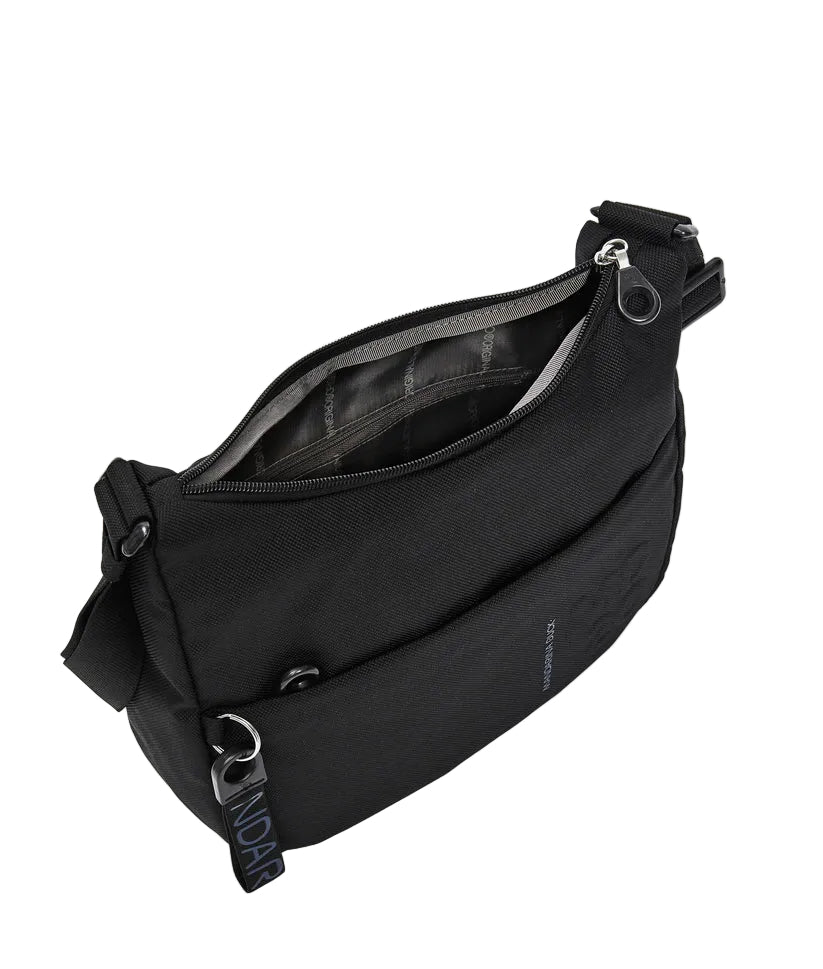 Fabric shoulder bag MD Mandarina Duck P10QMT37 Black