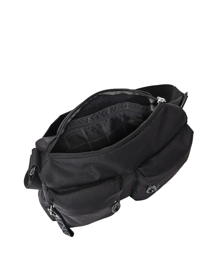 Tracolla in tessuto MD20 Mandarina Duck P10QMTT5 Nero