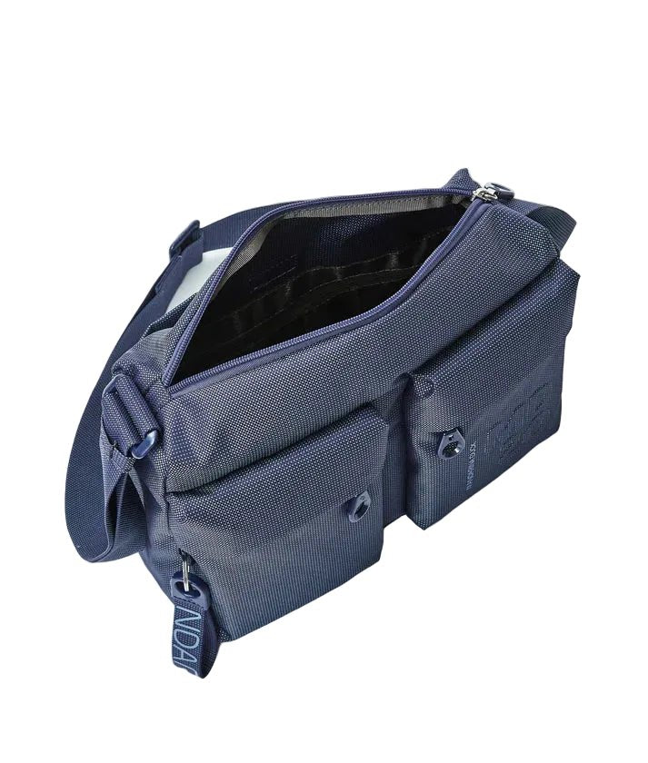 Tracolla in tessuto MD20 Mandarina Duck P10QMTT5 Deep blue - Pelletteria Allegrini