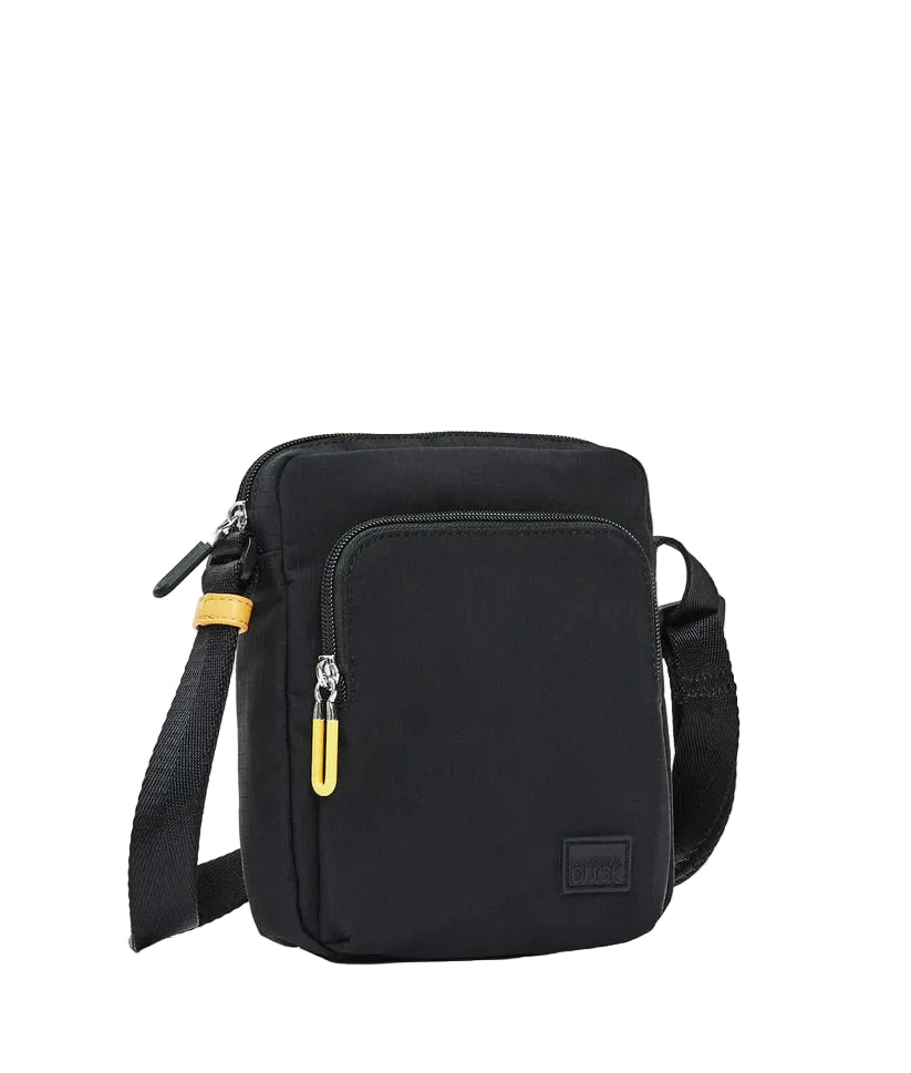  Fabric Shoulder Bag Y-lite  Mandarina Duck P10OWT01 Black
