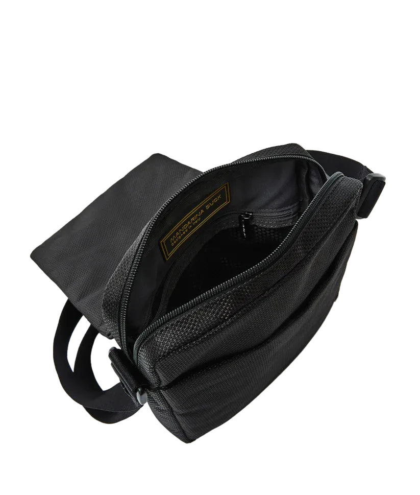 Fabric Shoulder Bag Mandarina Duck Zephyr P10OTT02 Black