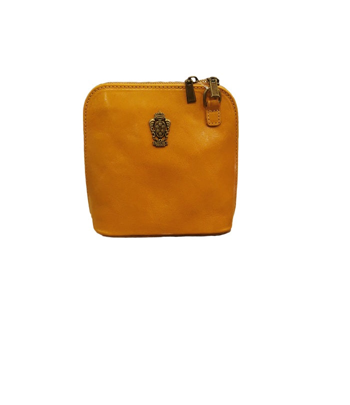 Leather Shoulder Bag I Medici 63/298 Yellow