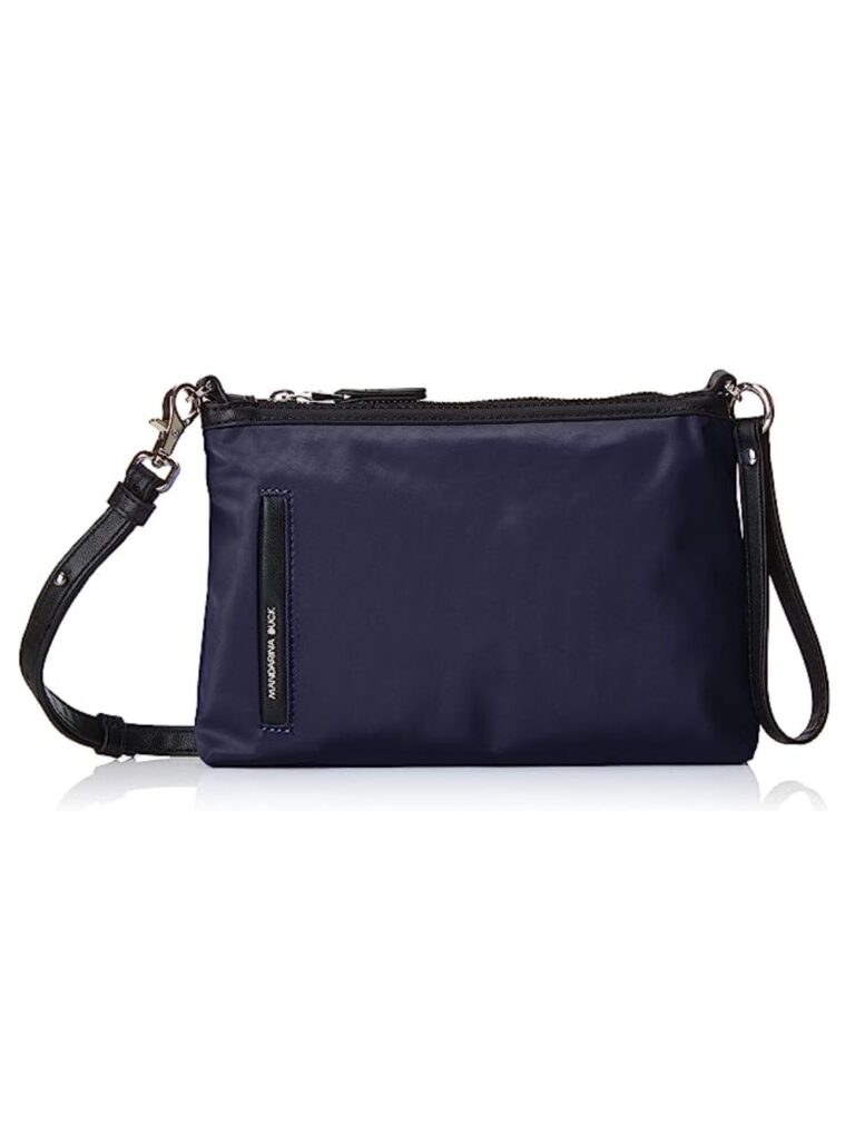 Small shoulder bag in fabric Hunter Mandarina Duck P10VCM04 Blue