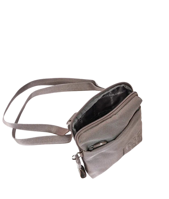 Small shoulder bag in fabric MD20 Mandarina Duck P10QMMN6 Taupe