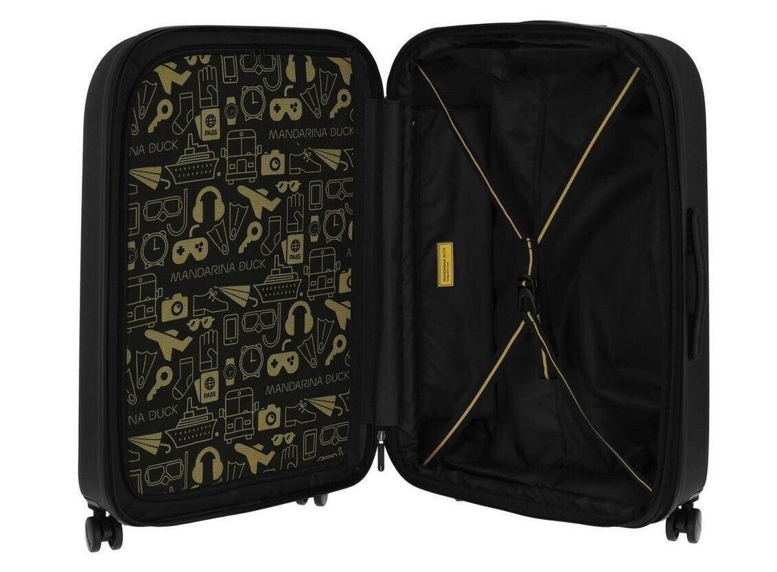 Trolley large espandibile LOGODUCK  Mandarina Duck P10SZV33 Nero