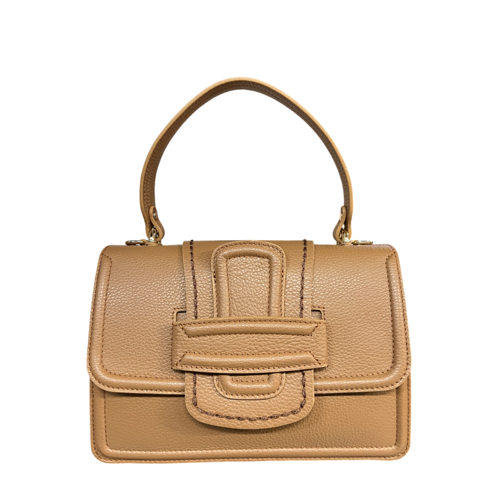 Leather bag Linda Visonà 20101 Terra 