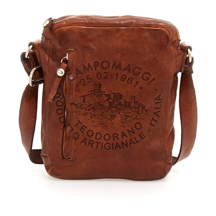 Borsa a tracolla Campomaggi C033930ND X0295 Cognac