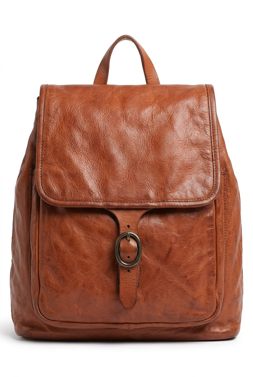 Zaino AZALEA in pelle Campomaggi  C046030ND X0001 cognac
