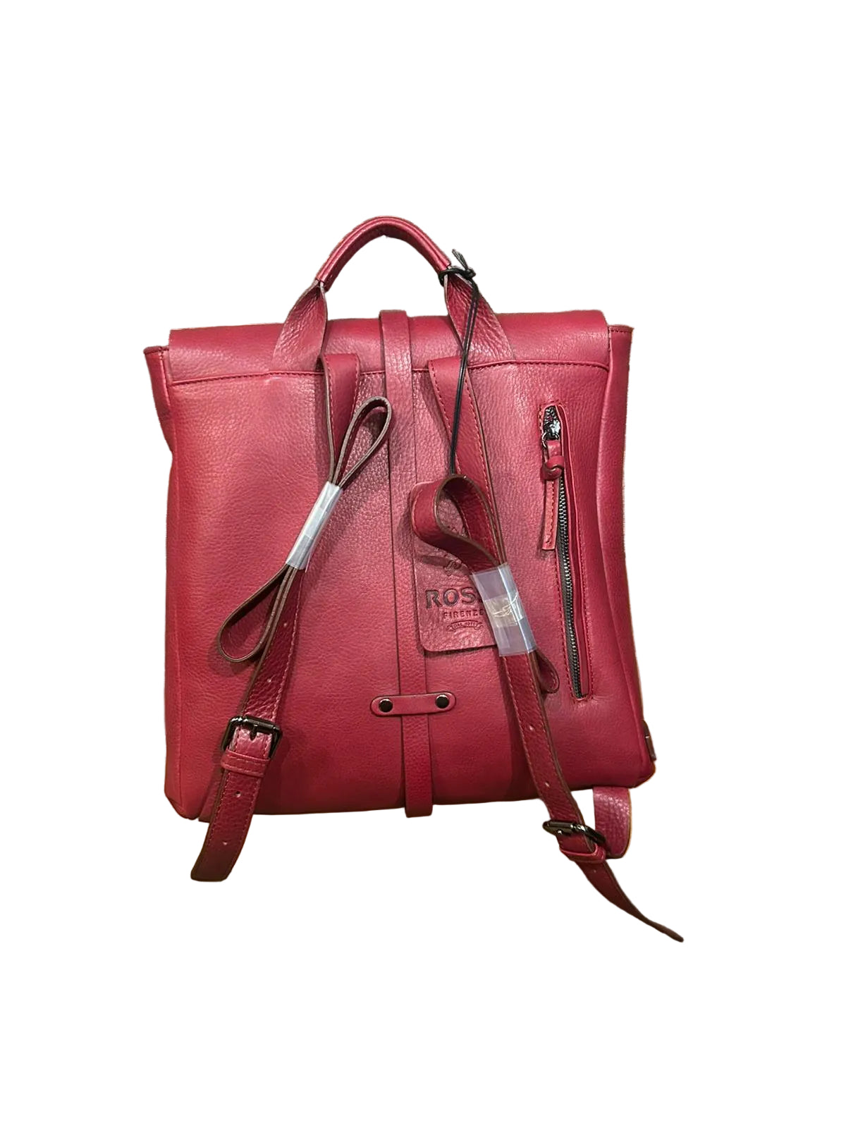 Zaino in pelle Bruno Rossi R22 bordeaux