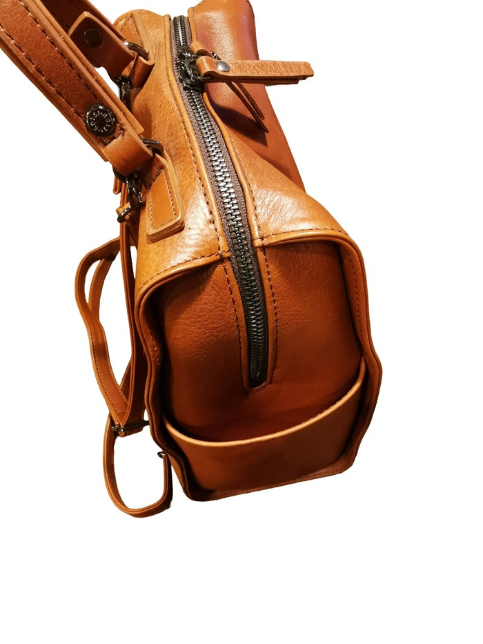 Zaino in pelle Bruno Rossi R342/P Brandy