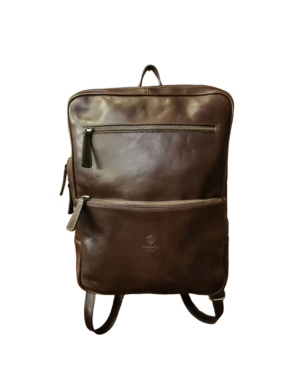 Zaino porta computer realizzato interamente in pelle. Made in Italy