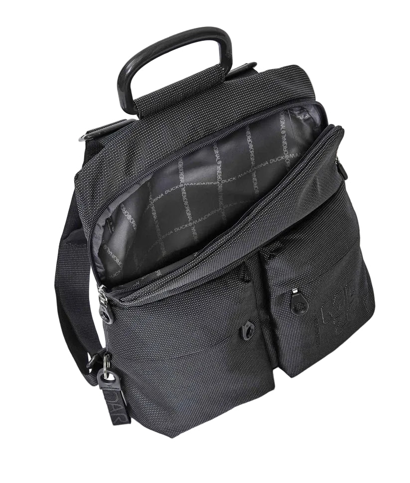 Zaino in tessuto MD Mandarina Duck P10QMTZ4 Steel