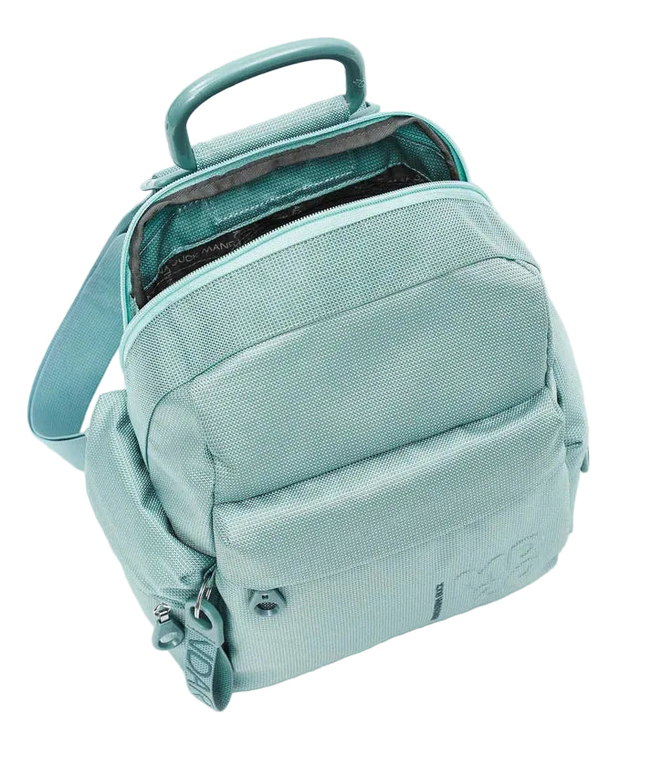 Backpack in fabric MD20 Mandarina Duck P10QMTT1 Iceberg green