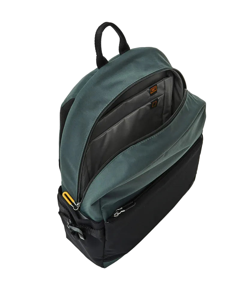 Zaino in tessuto Y-lite Mandarina Duck P10OWT05  Pine green