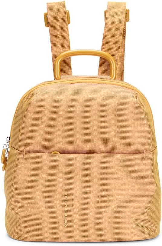 Slim backpack in fabric MD Mandarina Duck P10QMT49 Mustard