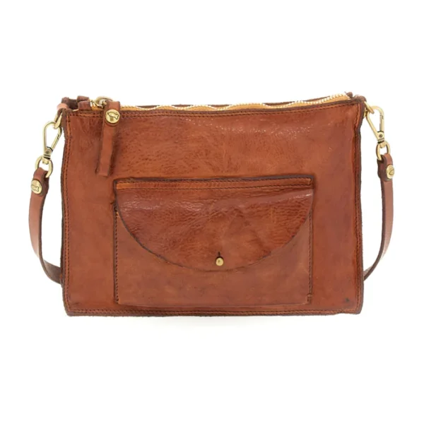 Campomaggi leather shoulder bag OSSIDIANA