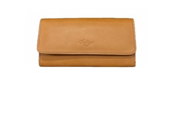 Selleria Boldrini leather wallet with flap and magnet